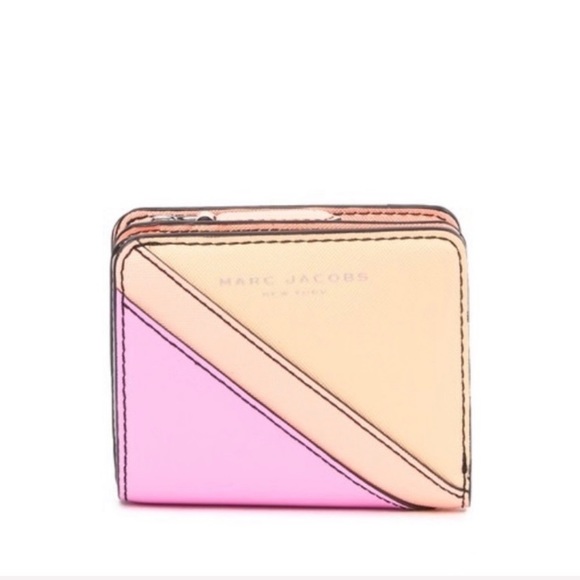 Marc Jacobs Handbags - Marc Jacobs Saffiano Tricolor Mini Compact Wallet
